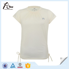 Fashion Lady Custom Print Baumwolle Sport Hochwertige Plain T-Shirt